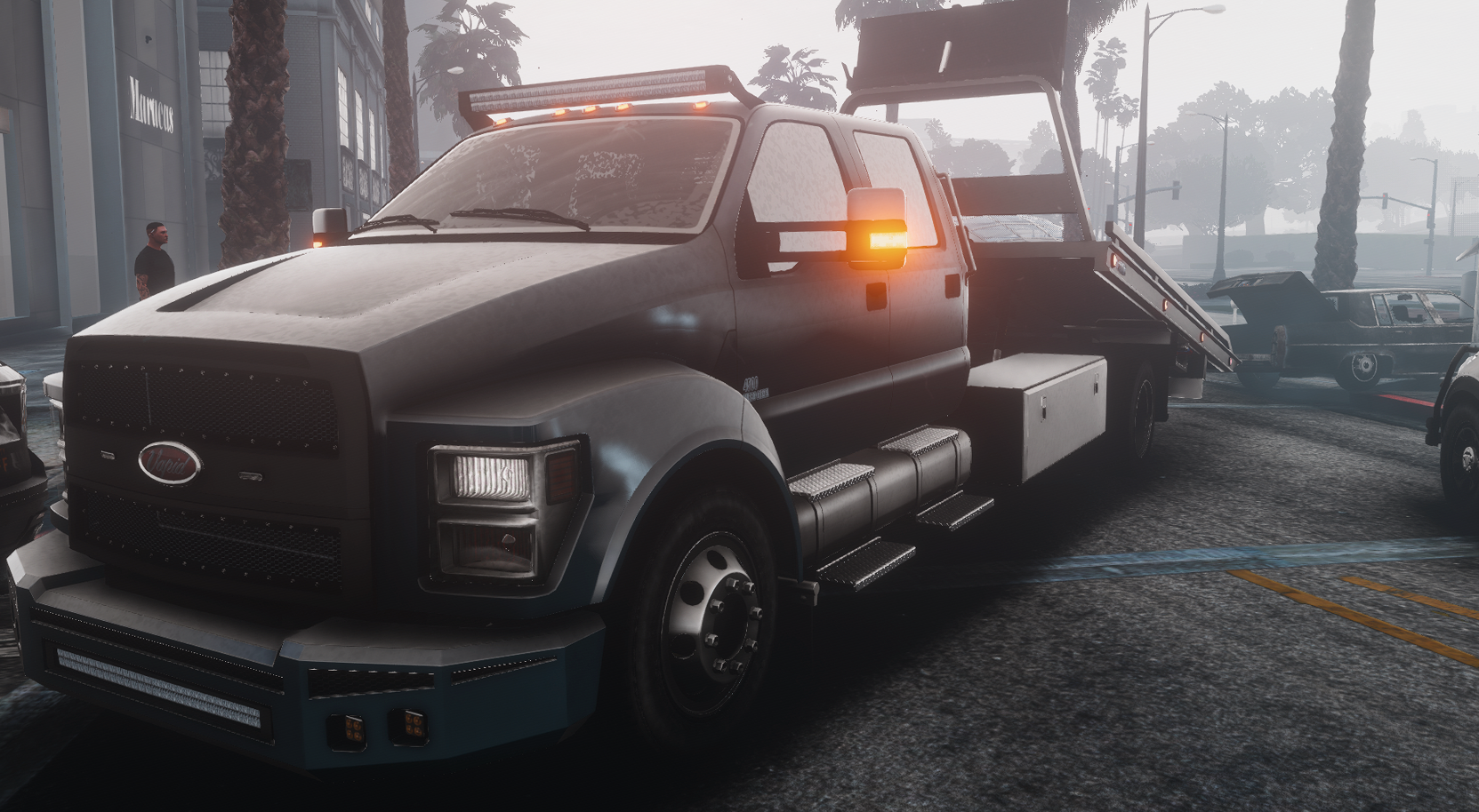 Vanguard tow truck